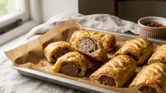 Itsetehdyt makkararullat: helppo resepti brittiklassikkoon